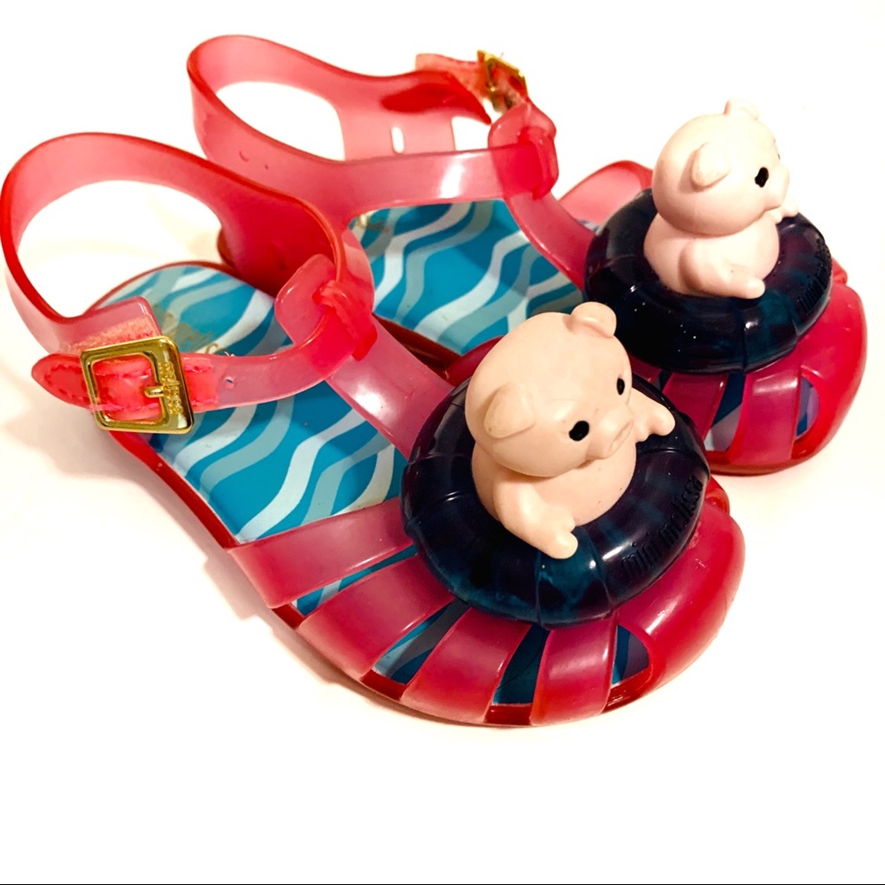 Mini Melissa pig shoes size 9